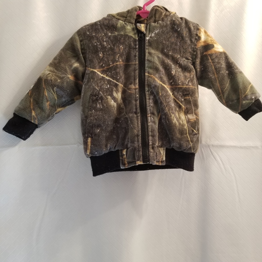 Camouflage Toddler WFS Winter Zippered Jacket